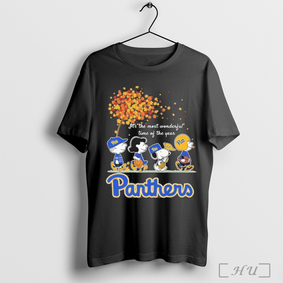 Officials Peanuts Pitt Panthers Its The Most Wonderful Time Of The Year T Shirt