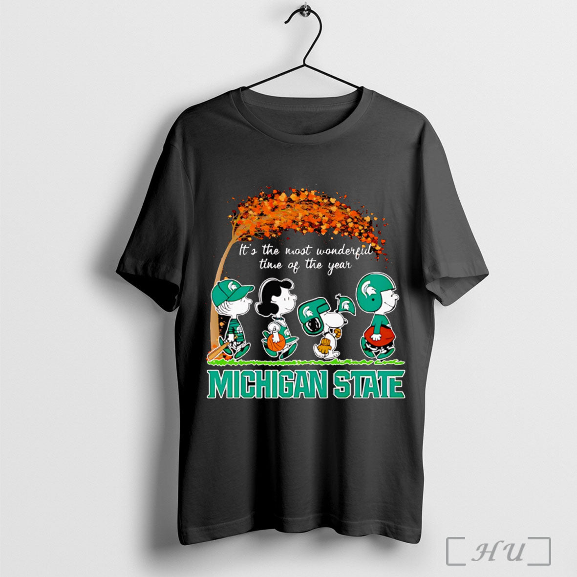Officials Peanuts Its The Most Wonderful Time Of The Year Michigan State Shirt Hoodie Sweater