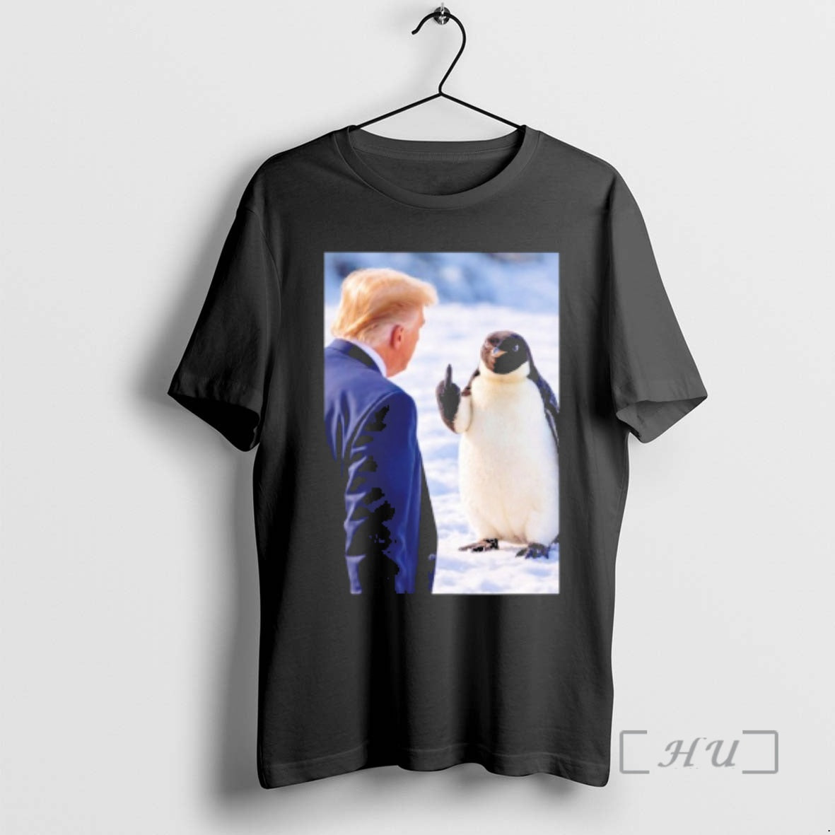 Officials Penguin Middle Finger Trump Anti Ice T-Shirts, Hoodie, Sweatshirt | AU01DripNestTees.com