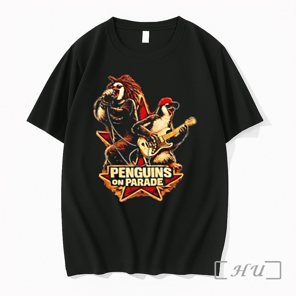 Officials Penguins On Parade Rock Penguin Premium T Shirts Sweater Hoodie Jpg
