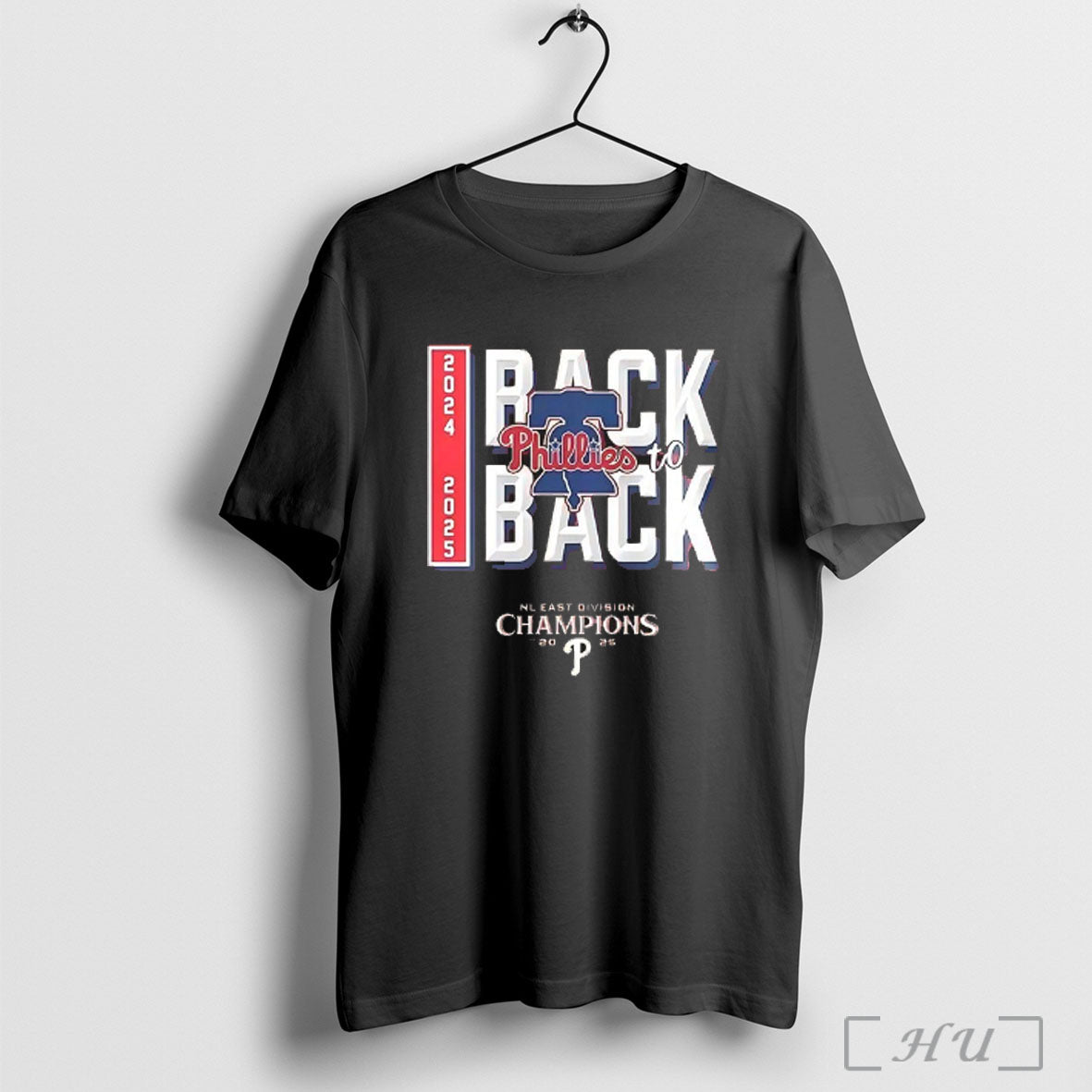 Officials Philadelphia Phillies Back To Back Nl East Division Champions 2024 2025 V Neck