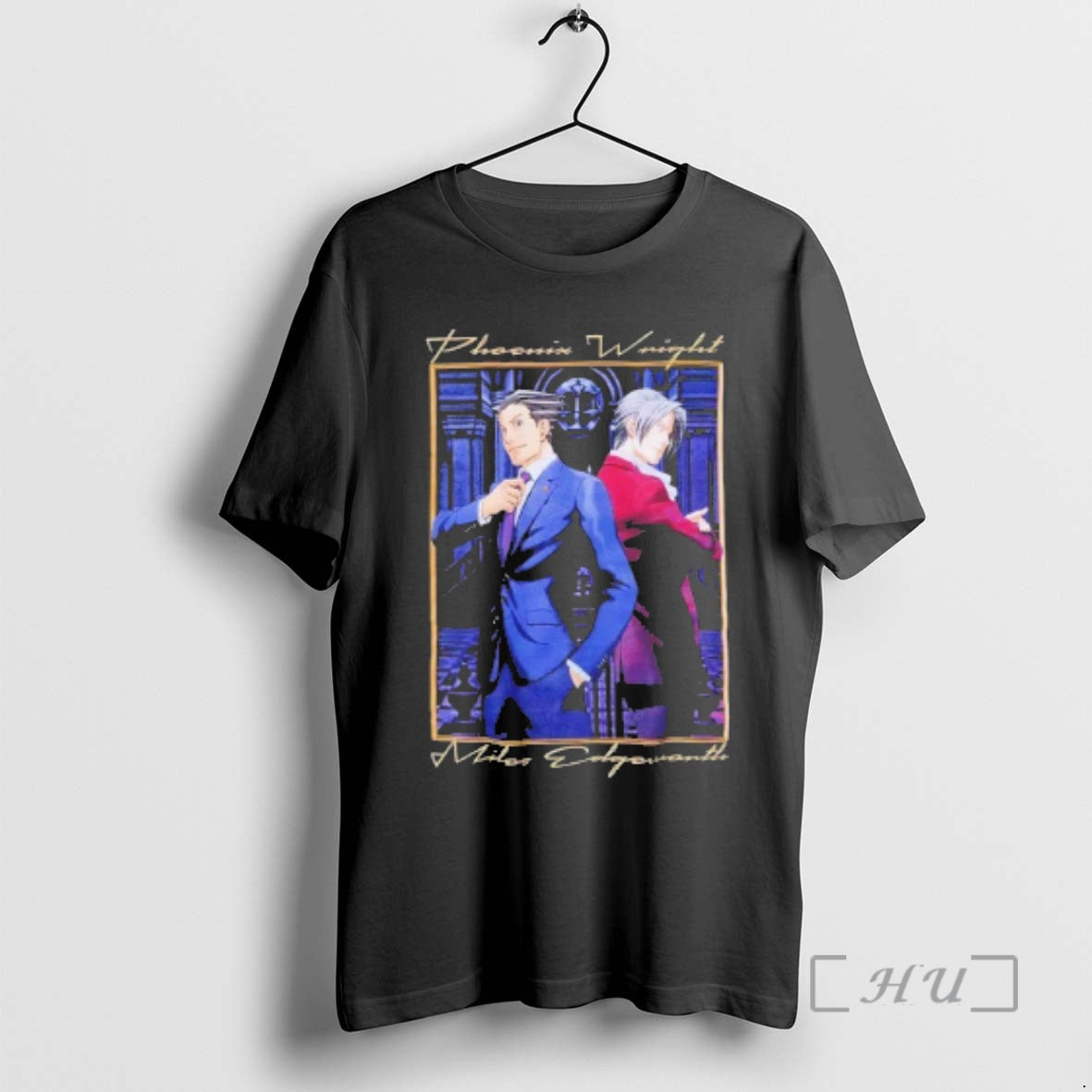 Officials Phoenix Wright Ace Attorney Phoenix And Miles T-Shirts, Hoodie, Sweatshirt | AU01DripNestTees.com