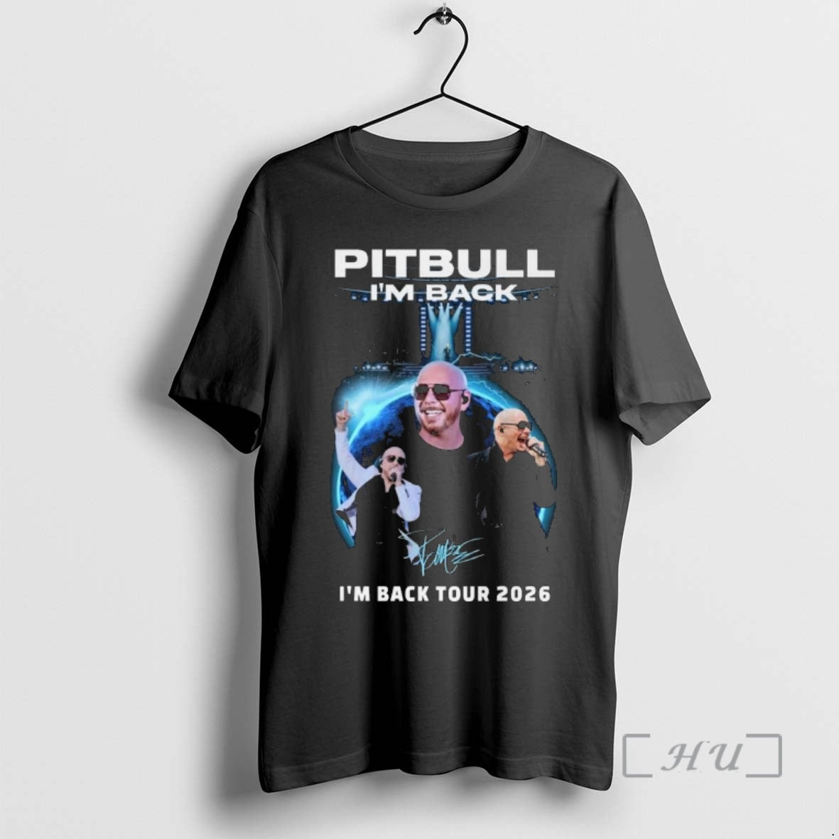 Officials Pitbull Im Back Tour 2026 Signature T-Shirts, Hoodie, Sweatshirt | AU01DripNestTees.com