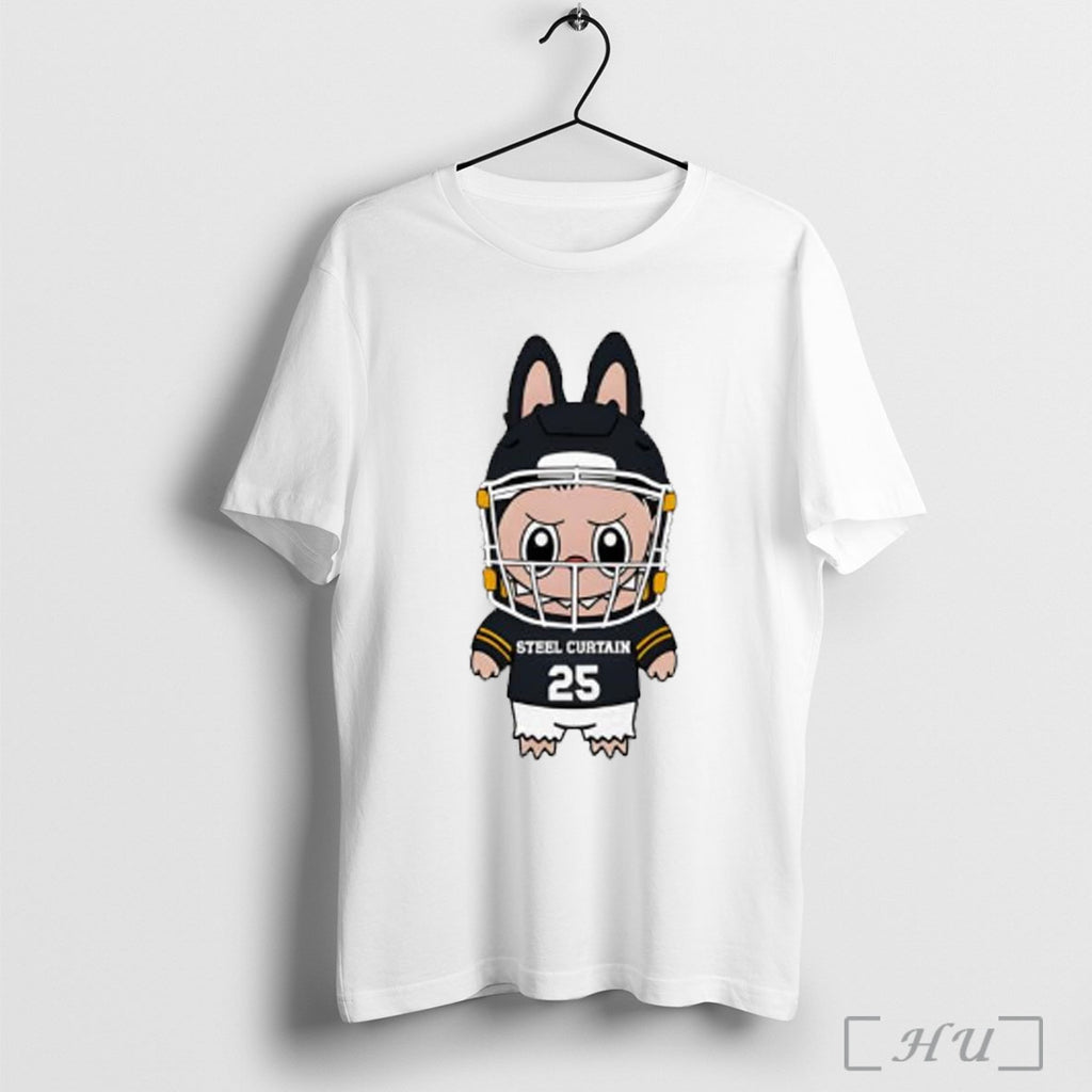 Officials Pittsburgh Labubu Funny Football Ladies T Shirt