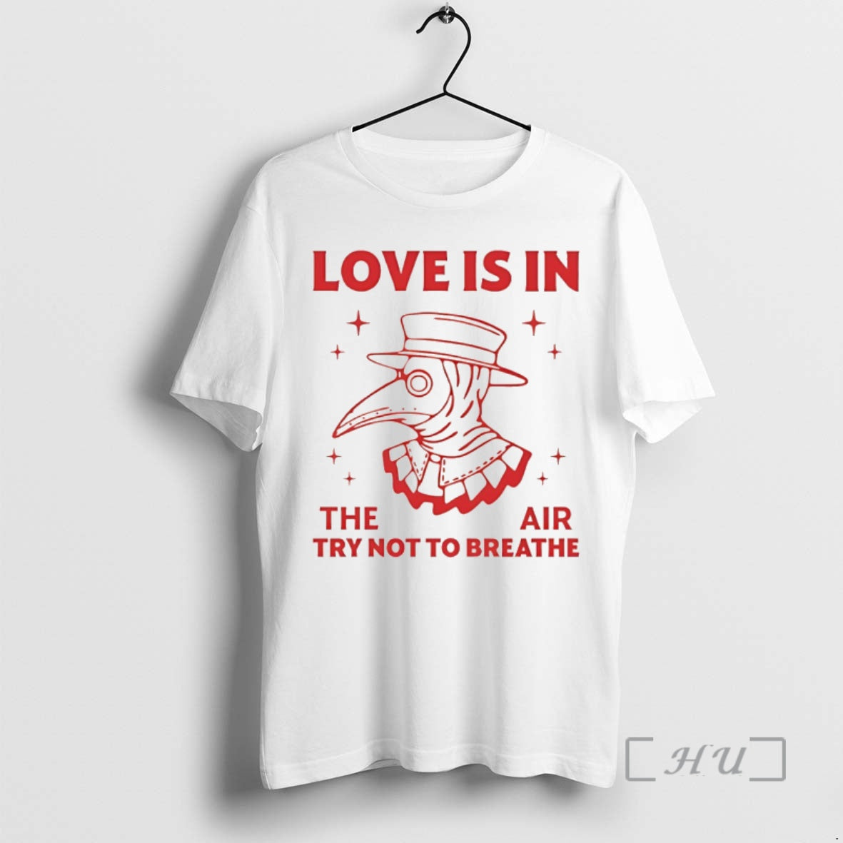 Officials Plague Doctor Love Is In The Air Try Not To Breathe Premium T Shirts Hoodie, Sweatshirt | AU01DripNestTees.com