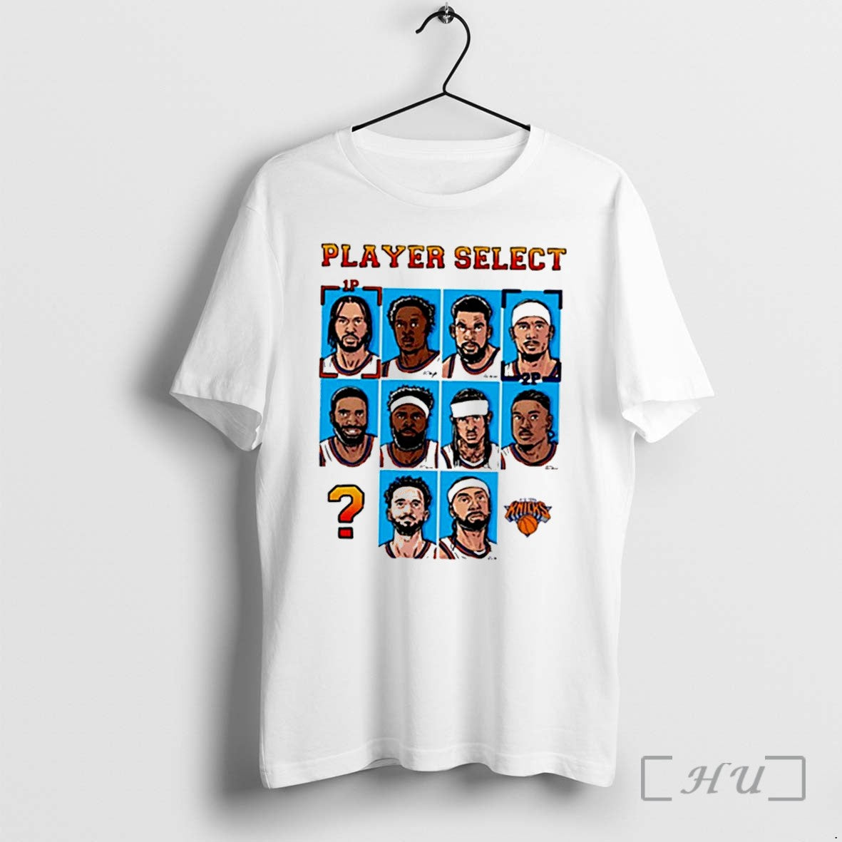 Officials Player Select New York Knicks 8bit Game Tee