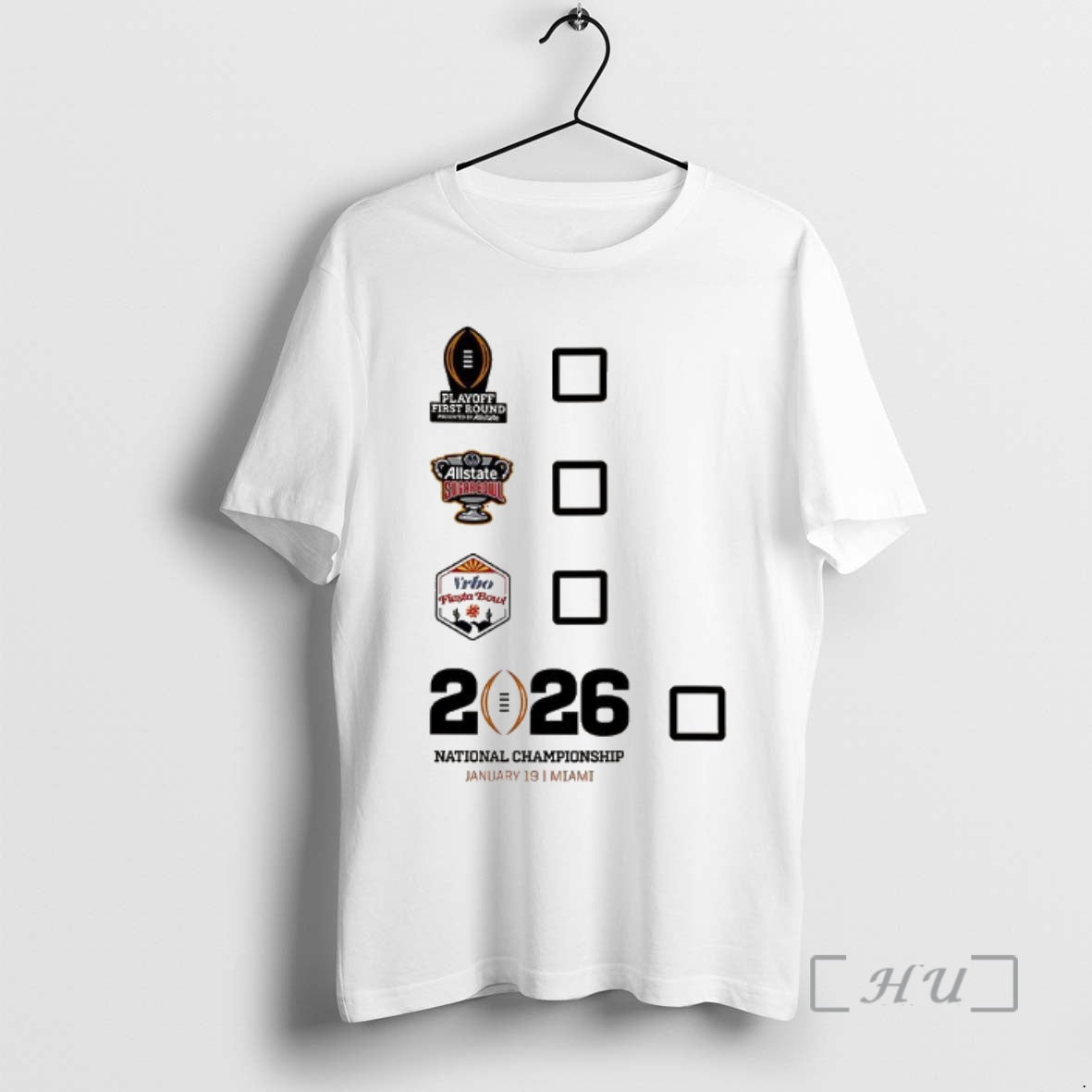 Officials Playoff First Round Sugar Bowl Vrbo Fiesta Bowl National Championship What Is Your Choice T-Shirts, Hoodie,...