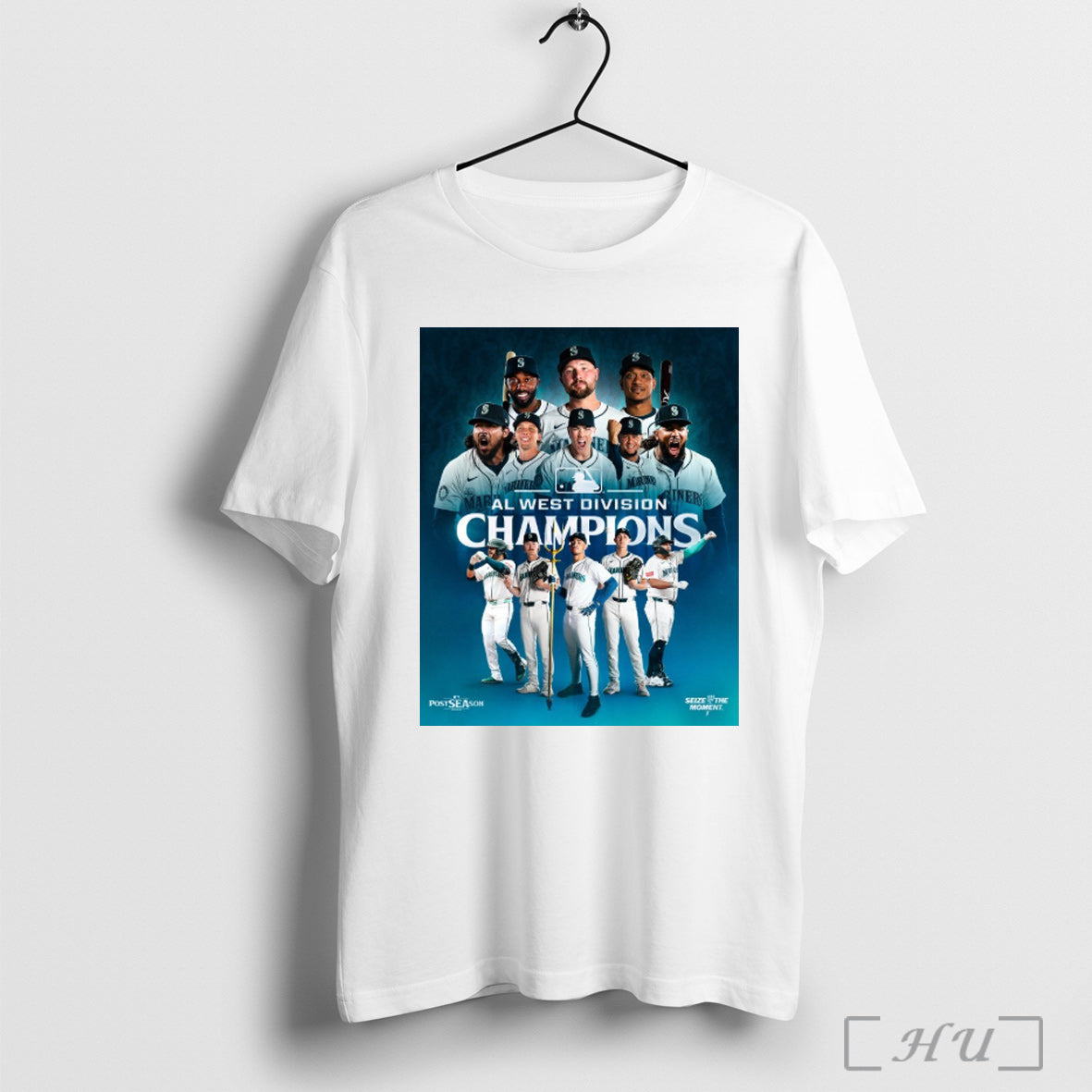 Officials Poster Al West Division Champions Mlb Postseason 2025 Seattle Mariners Seize The Moment