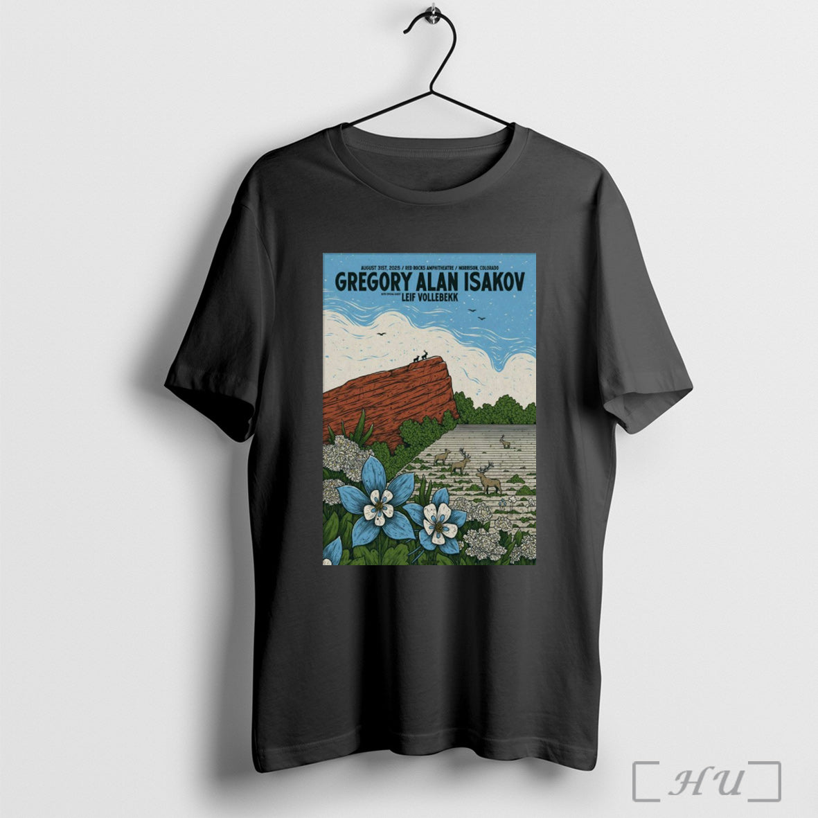 Officials Poster Gregory Alan Isakov Red Rocks Amphitheatre Shows On August 31 2025 Morrison Co