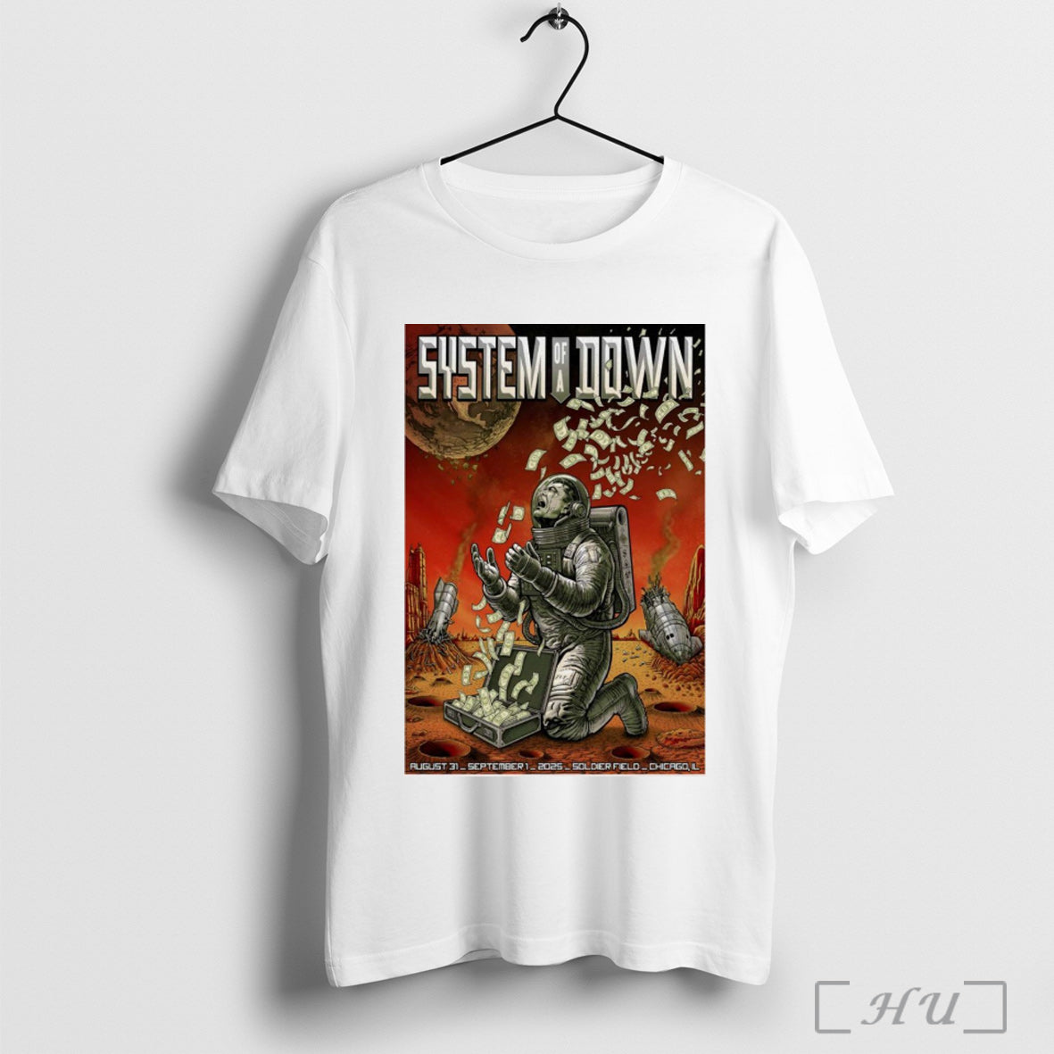 Officials Poster System Of A Down August 31 September 1 2025 Soldier Field Chicago Il