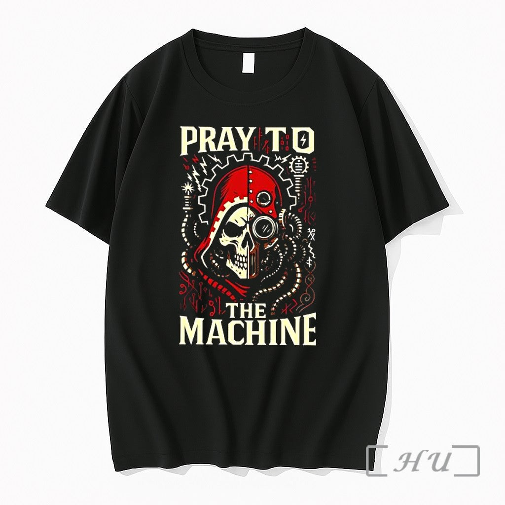 Officials Pray To The Machine Skull Premium T Shirts Sweater Hoodie Jpg