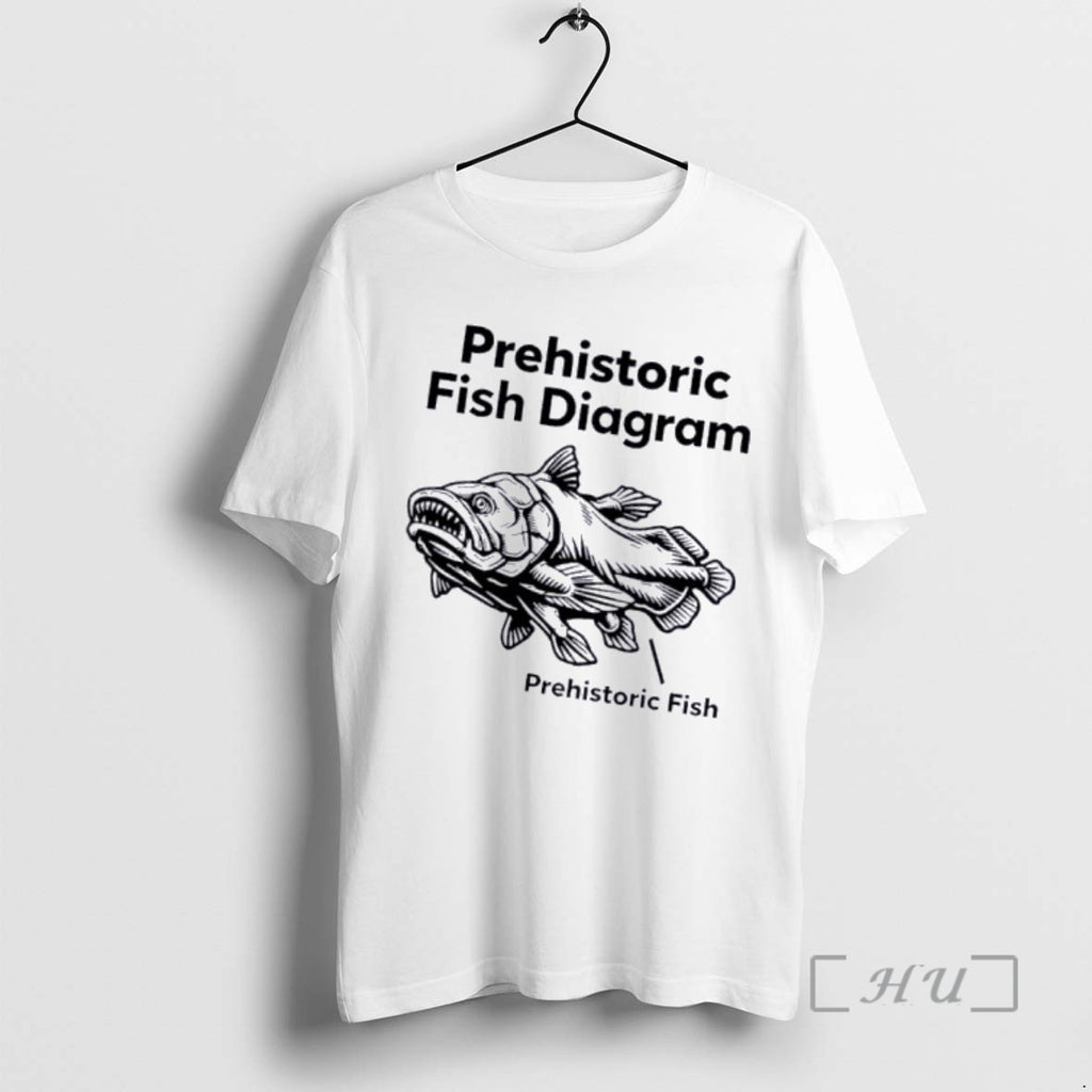 Officials Prehistoric Fish Diagram T-Shirts, Hoodie, Sweatshirt | AU01DripNestTees.com