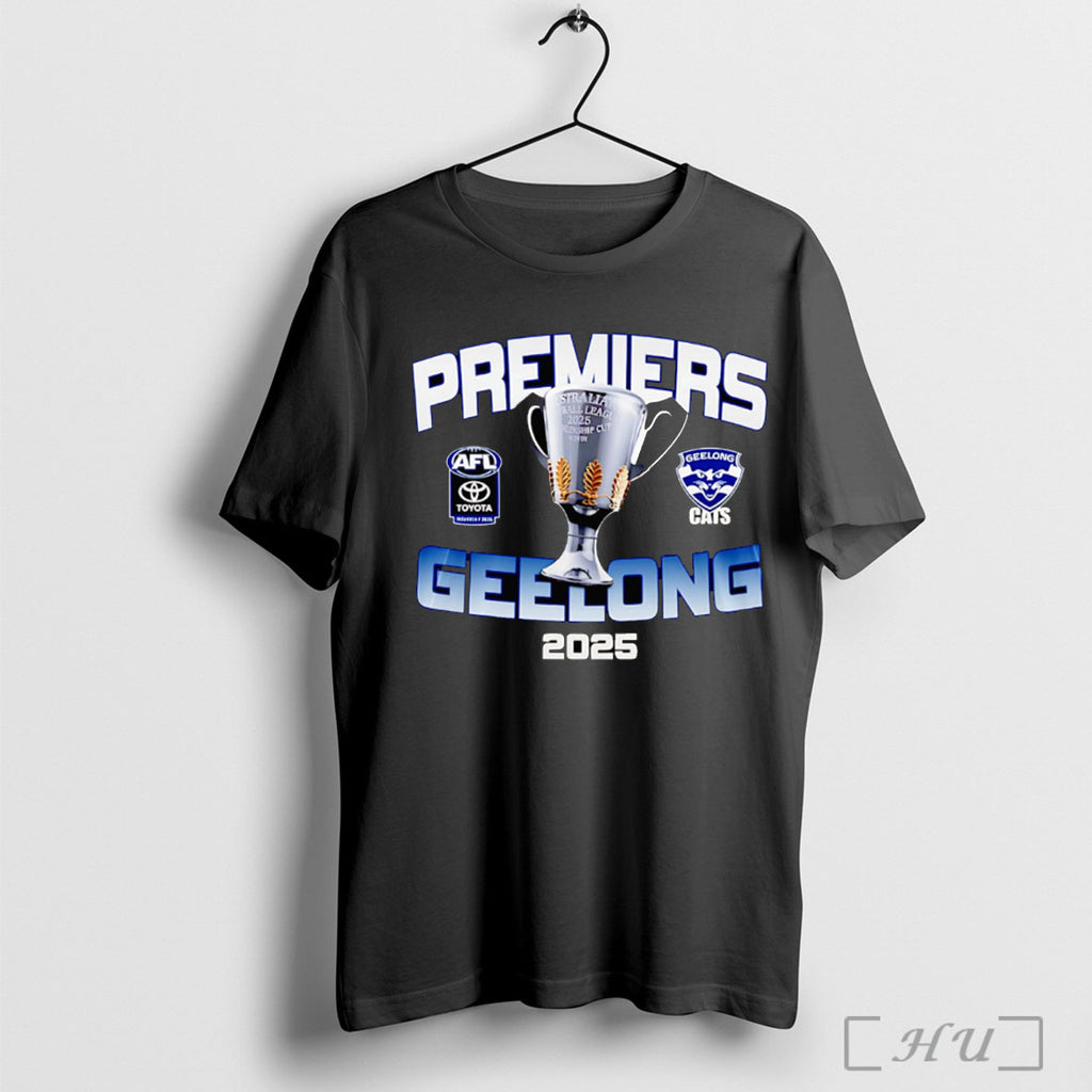 Officials Premiers Geelong 2025 Champions T Shirt
