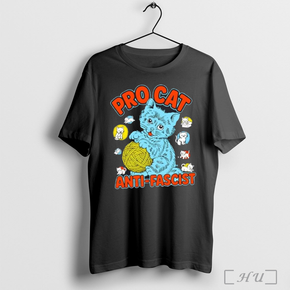 Officials Pro Cat Anti Fascist Cute T Shirt