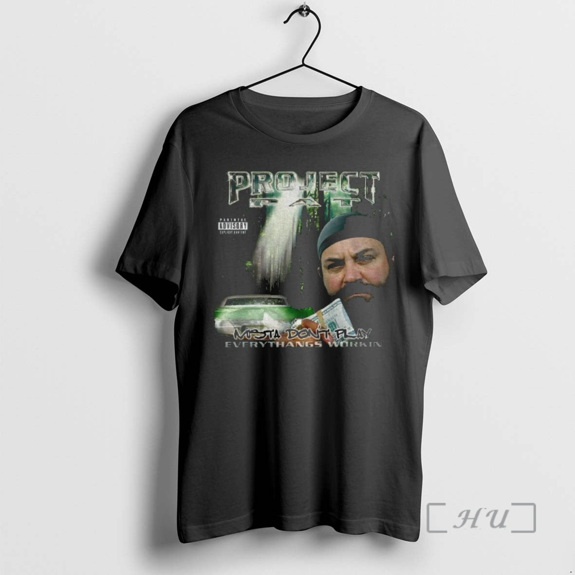 Officials Project Pat Mista Dont Play Everythangs Workin Vintage Parental Advisory Explicit Content Premium T-Shirts,...