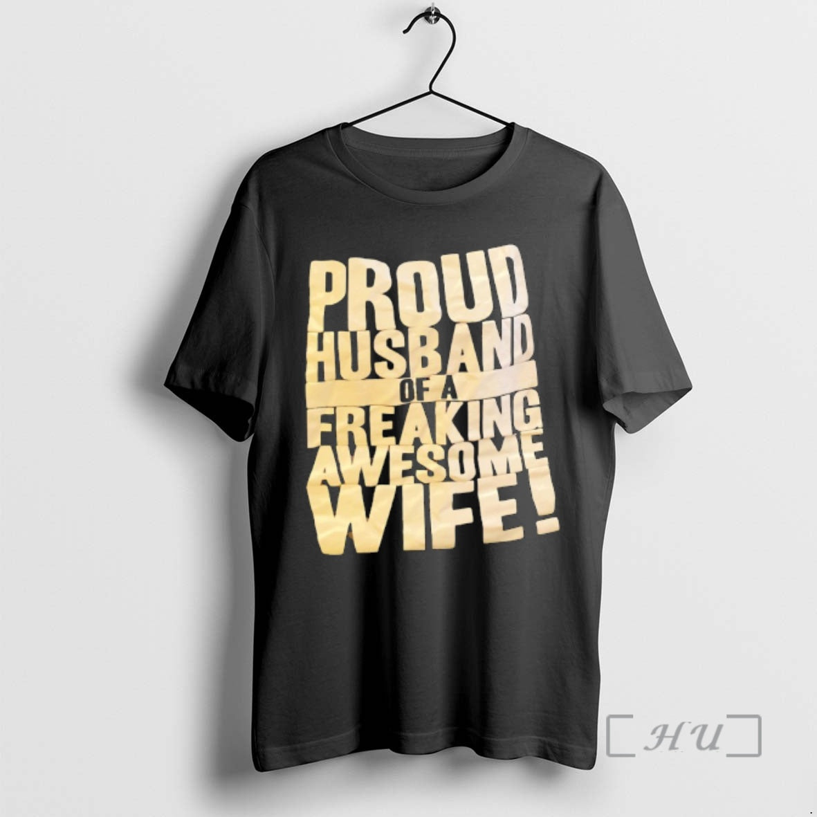 Officials Proud Husband Of A Freaking Awesome Wife Text T-Shirts, Hoodie, Sweatshirt | AU01DripNestTees.com