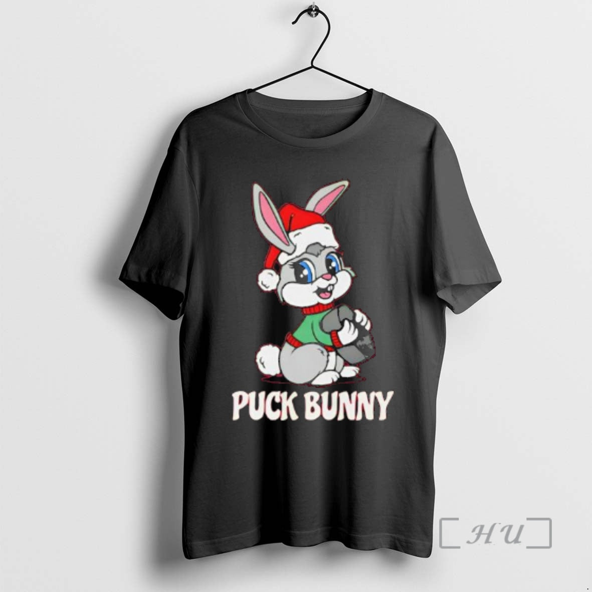 Officials Puck Bunny Santa Hat T-Shirts, Hoodie, Sweatshirt | AU01DripNestTees.com
