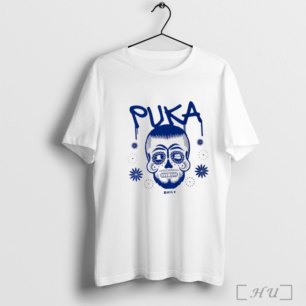 Officials Puka Nacua Sugar Skull Remix T Shirt