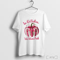 Officials Pumpkin Book Breast Cancer In October We Wear Pink T Shirt