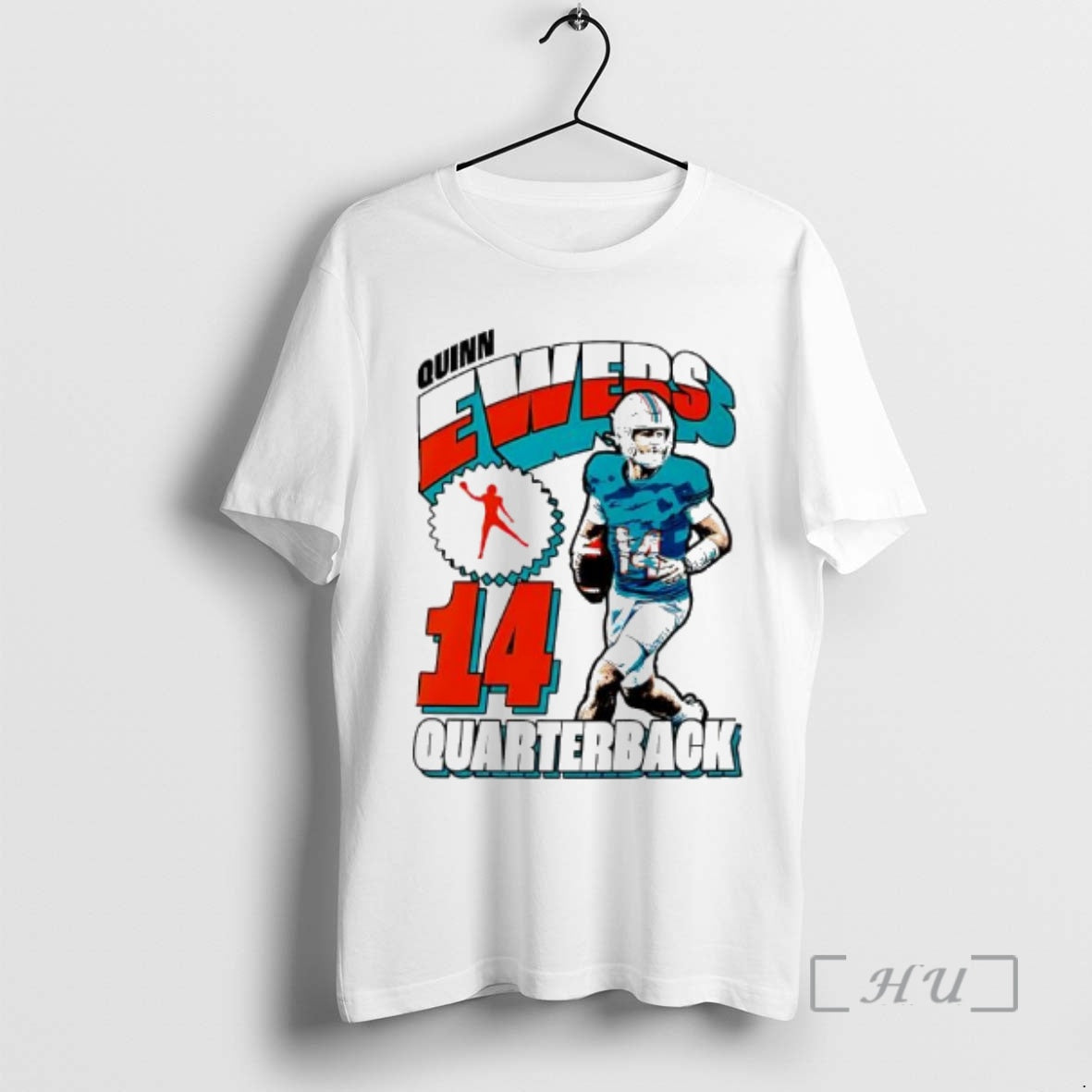 Officials Quinn Ewers Miami Dolphins 14 Quarterback T-Shirts, Hoodie, Sweatshirt | AU01DripNestTees.com