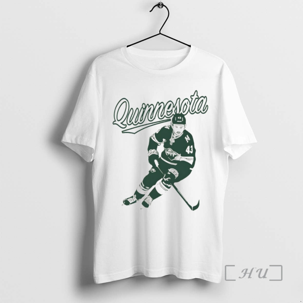 Officials Quinn Hughes 43 Minnesota Wild Hockey Quinnesota T-Shirts, Hoodie, Sweatshirt | AU01DripNestTees.com