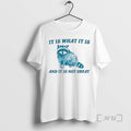Officials Raccoon It Is What It Is And It Is Not Great Premium T Shirts Hoodie, Sweatshirt | AU01DripNestTees.com