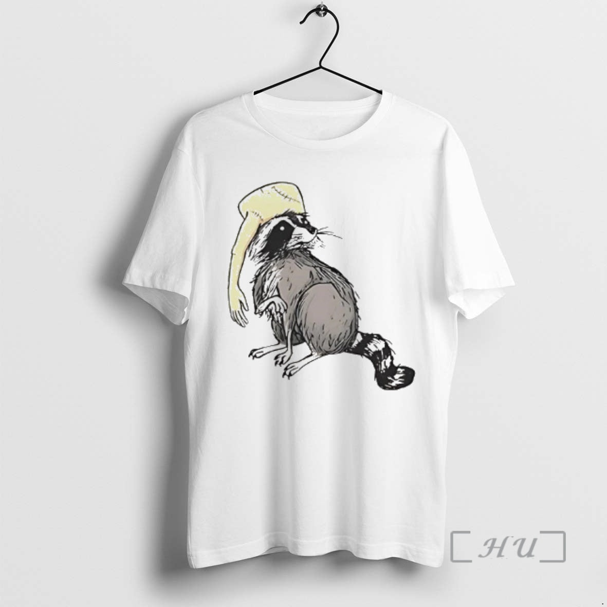 Officials Raccoon Wearing A Hat Human Arm Meme T-Shirts, Hoodie, Sweatshirt | AU01DripNestTees.com