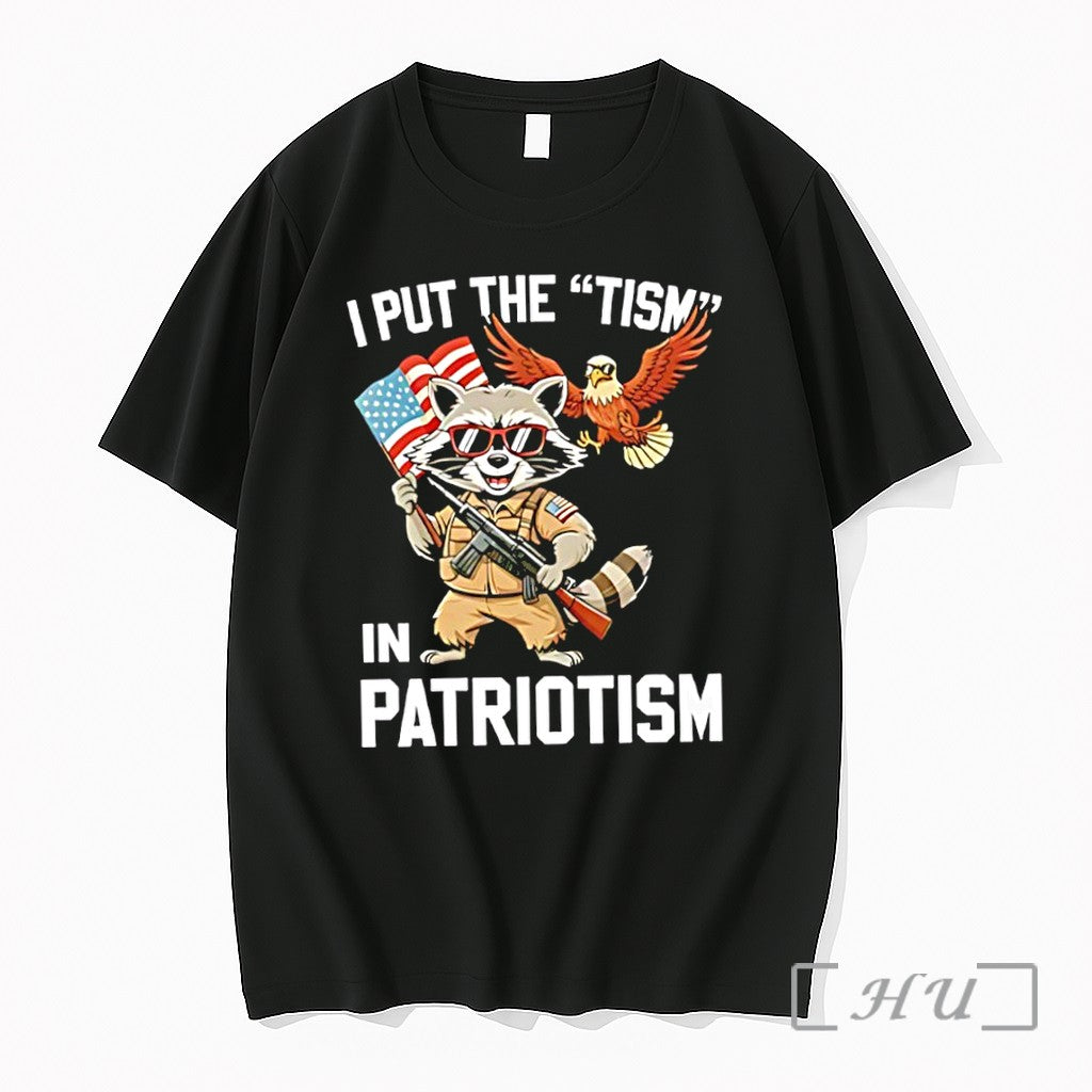 Officials Raccoon With Gun I Put The Tism In Patriotism