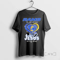 Officials Rams In My Veins Heart Jesus In My Heart T-Shirts, Hoodie, Sweatshirt | AU01DripNestTees.com