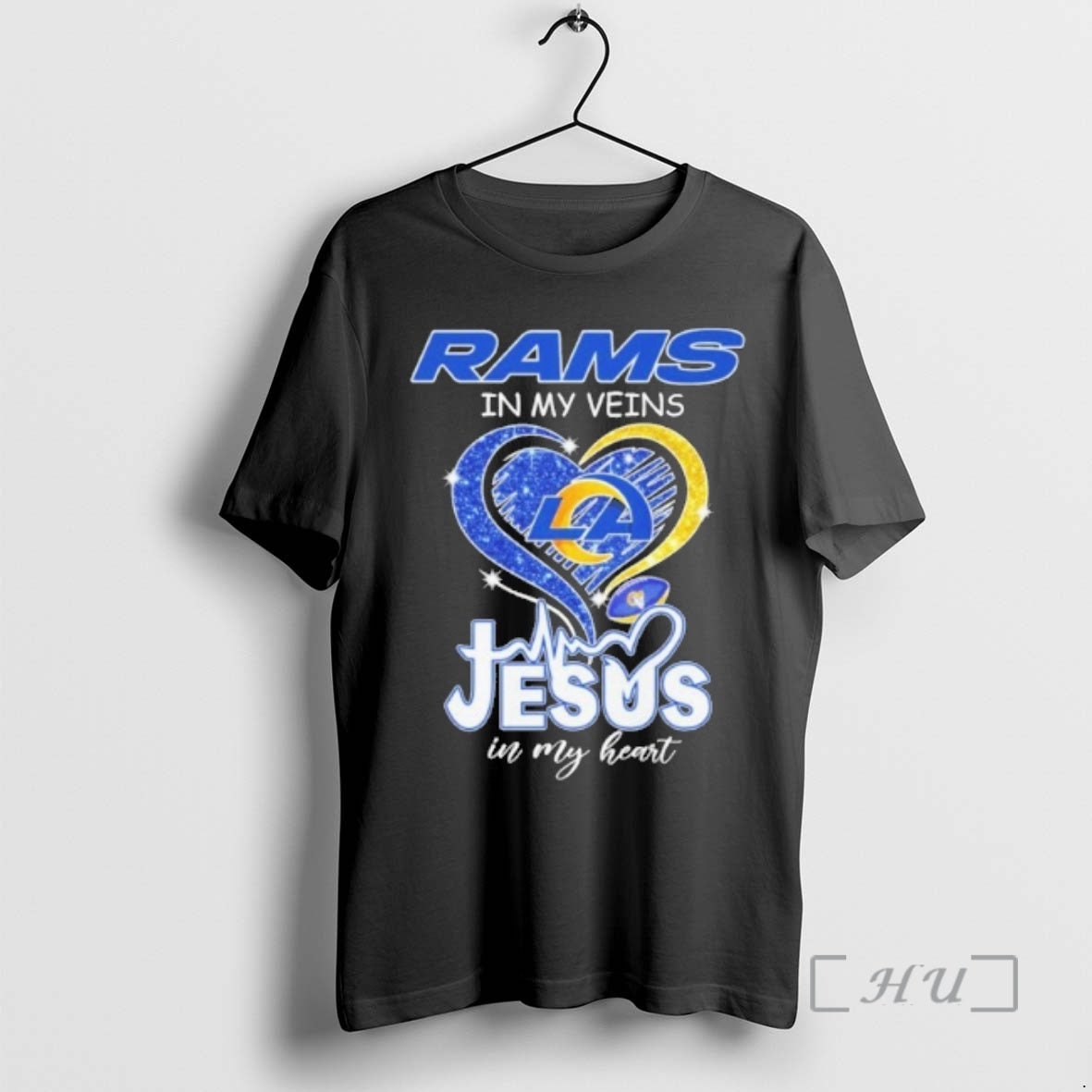 Officials Rams In My Veins Heart Jesus In My Heart T-Shirts, Hoodie, Sweatshirt | AU01DripNestTees.com