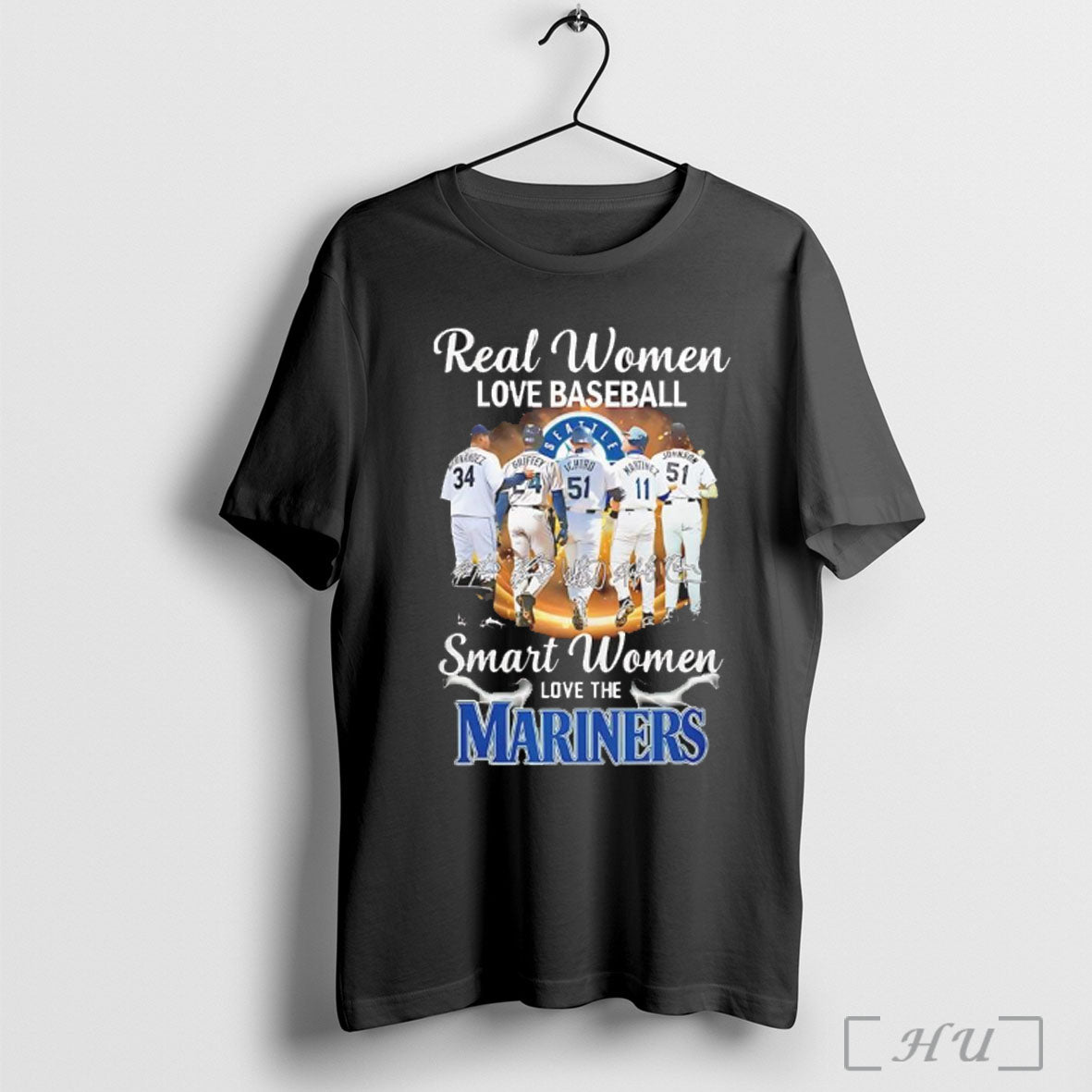 Officials Real Women Love Baseball Smart Women Love The Seattle Mariners Number And Signature