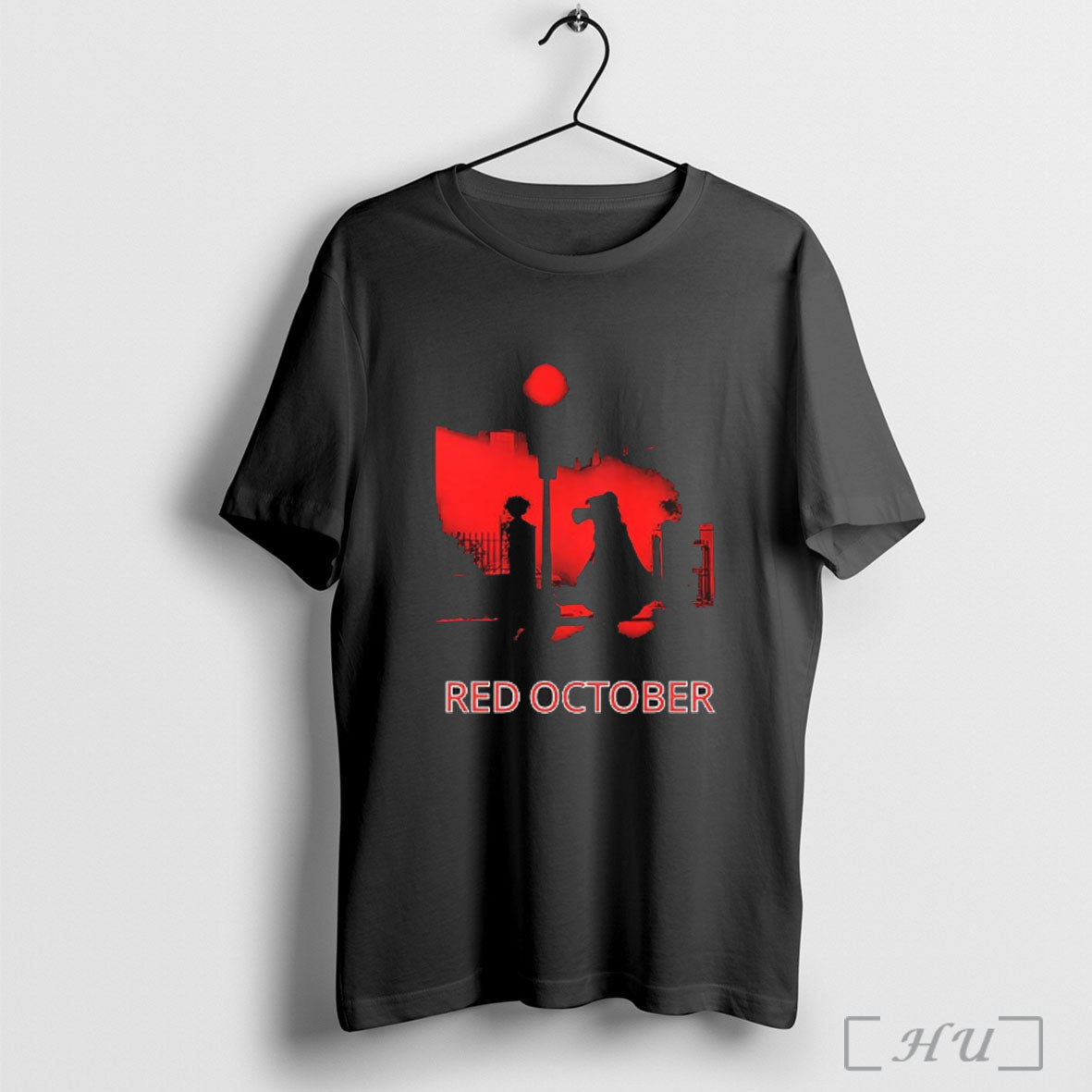 Officials Red October Phillie Phanatic Philadelphia Phillies Silhouette V Neck T Shirt
