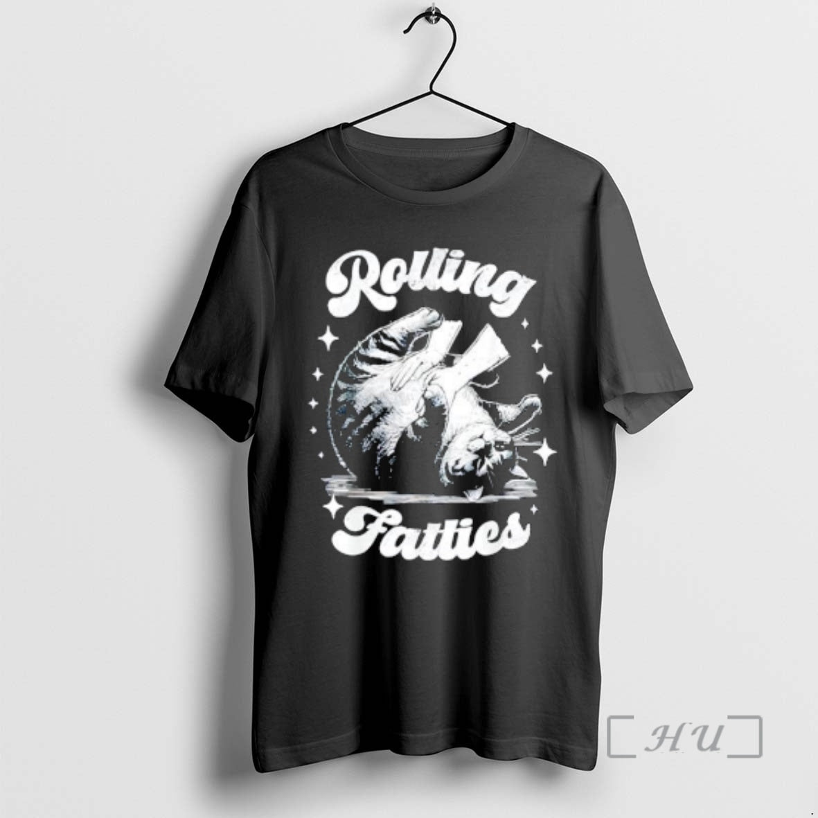 Officials Retro Funny Rolling Fatties Vintage Sarcastic Cat Meme T-Shirts, Hoodie, Sweatshirt | AU01DripNestTees.com