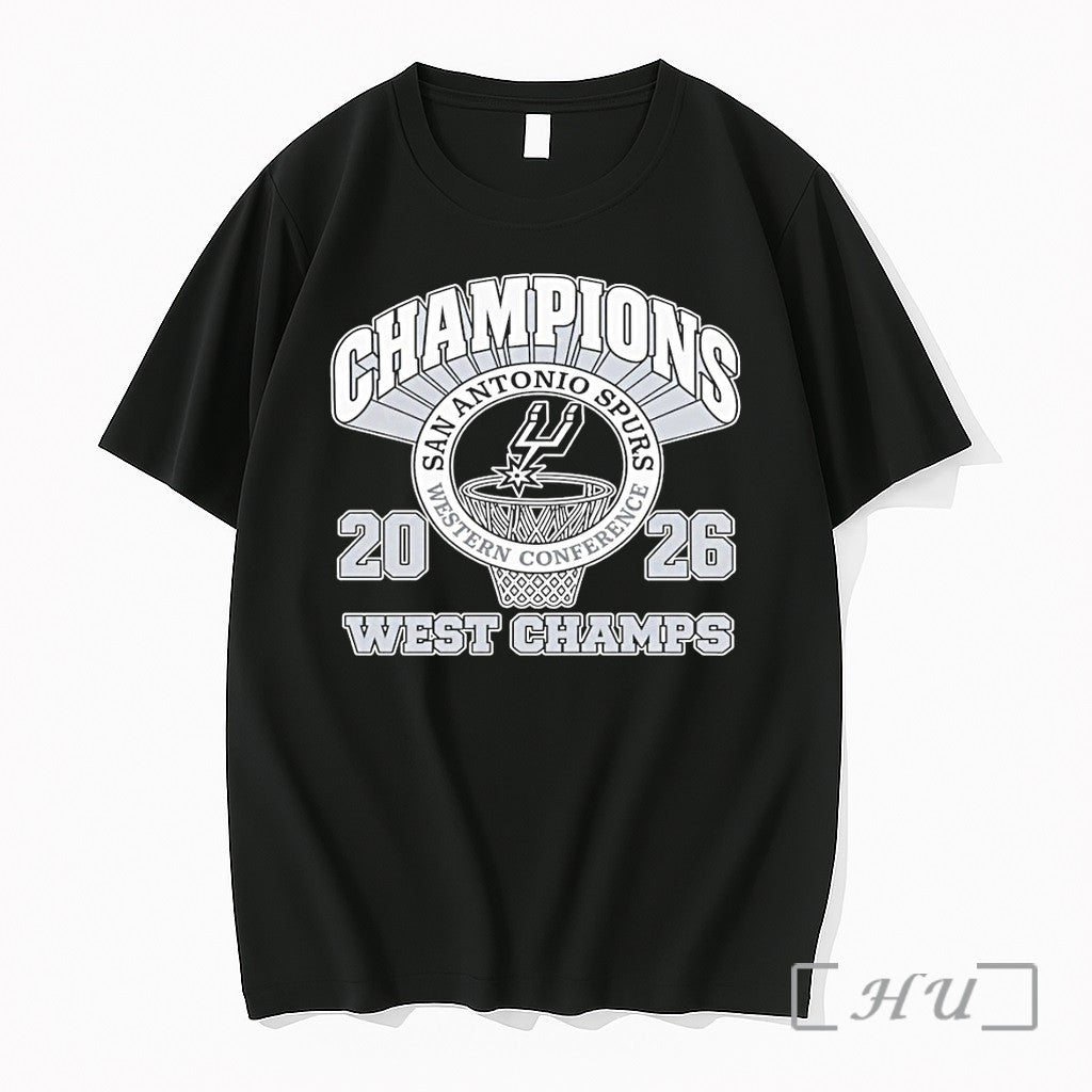 Officials Retro San Antonio Basketball 2026 Spurs West Champs
