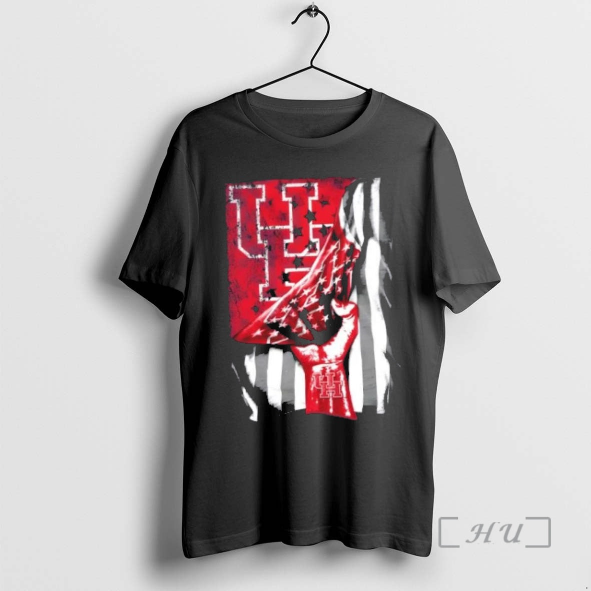 Officials Revealing The Glory Houston Cougars X Usa Flag T-Shirts, Hoodie, Sweatshirt | AU01DripNestTees.com
