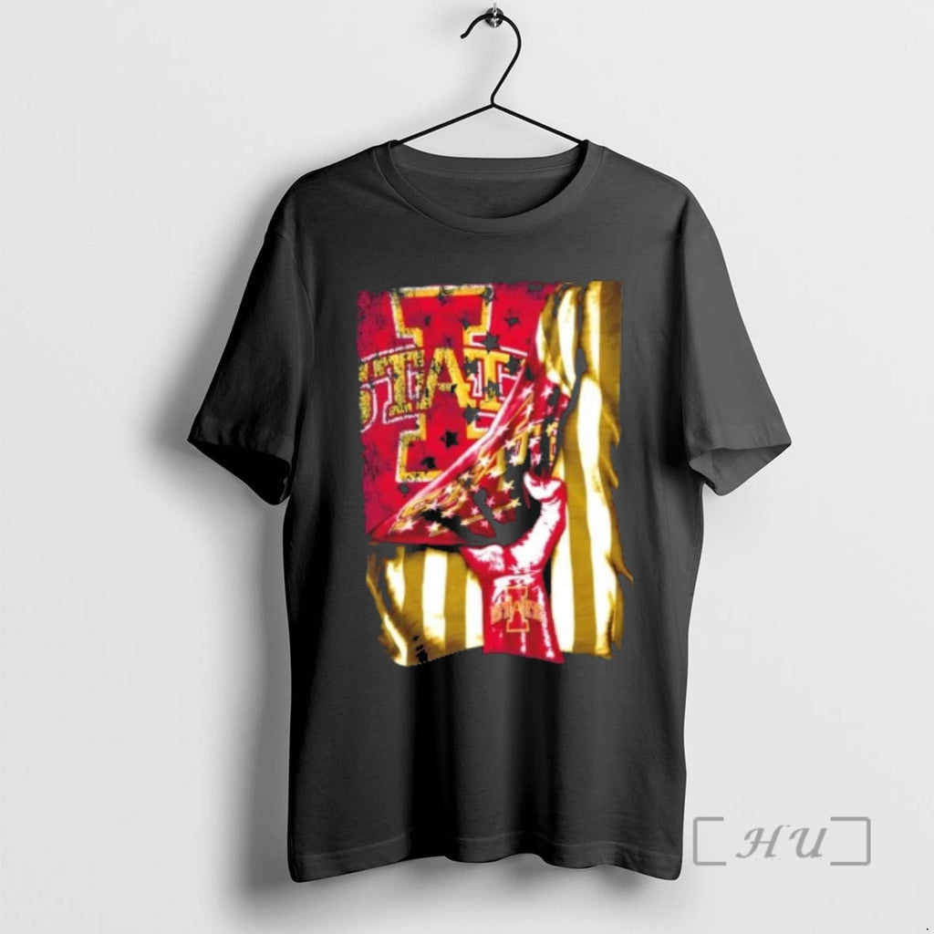 Officials Revealing The Glory Iowa State Cyclones X Usa Flag T-Shirts, Hoodie, Sweatshirt | AU01DripNestTees.com