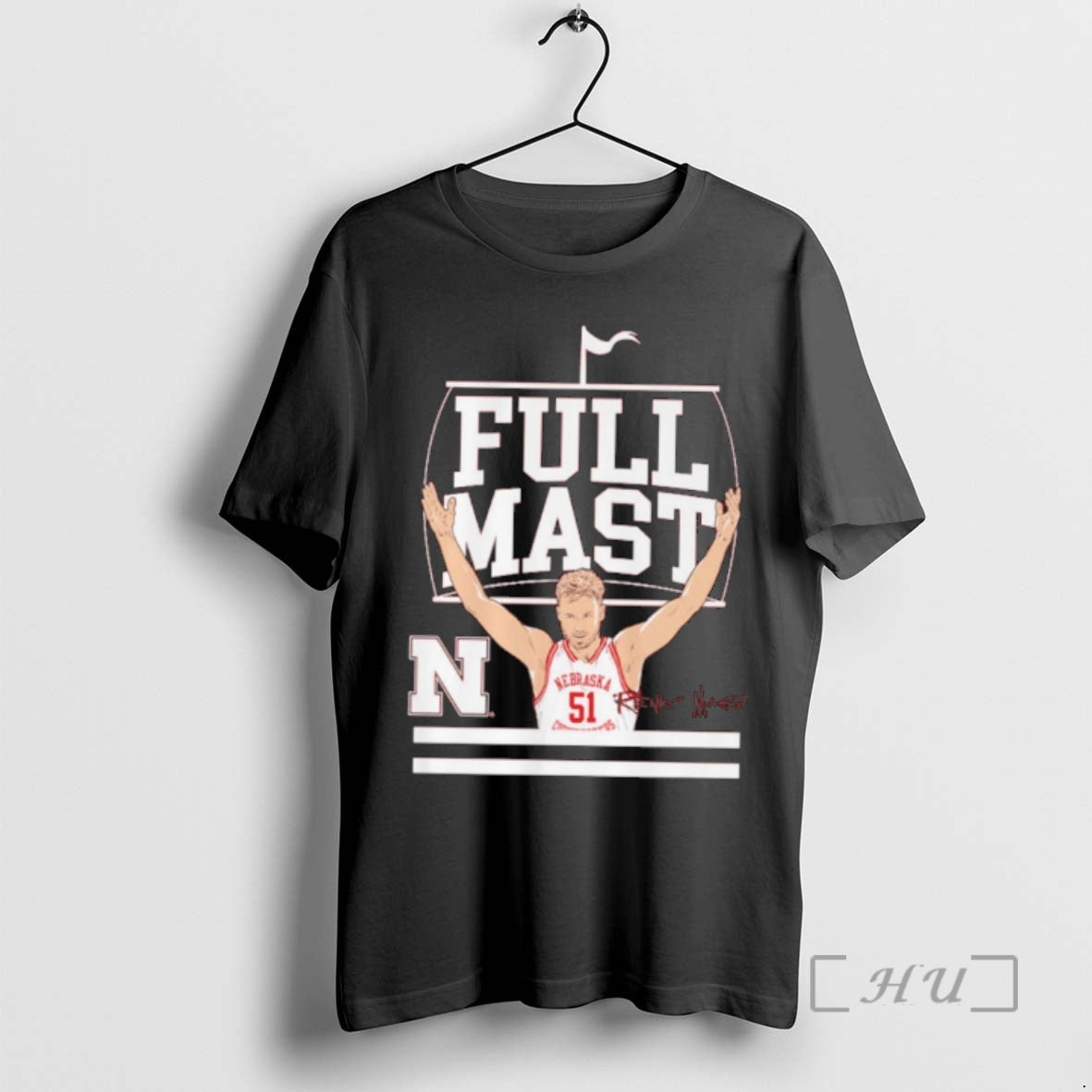 Officials Rienk Mast Nebraska Cornhuskers Full Mast T-Shirts, Hoodie, Sweatshirt | AU01DripNestTees.com