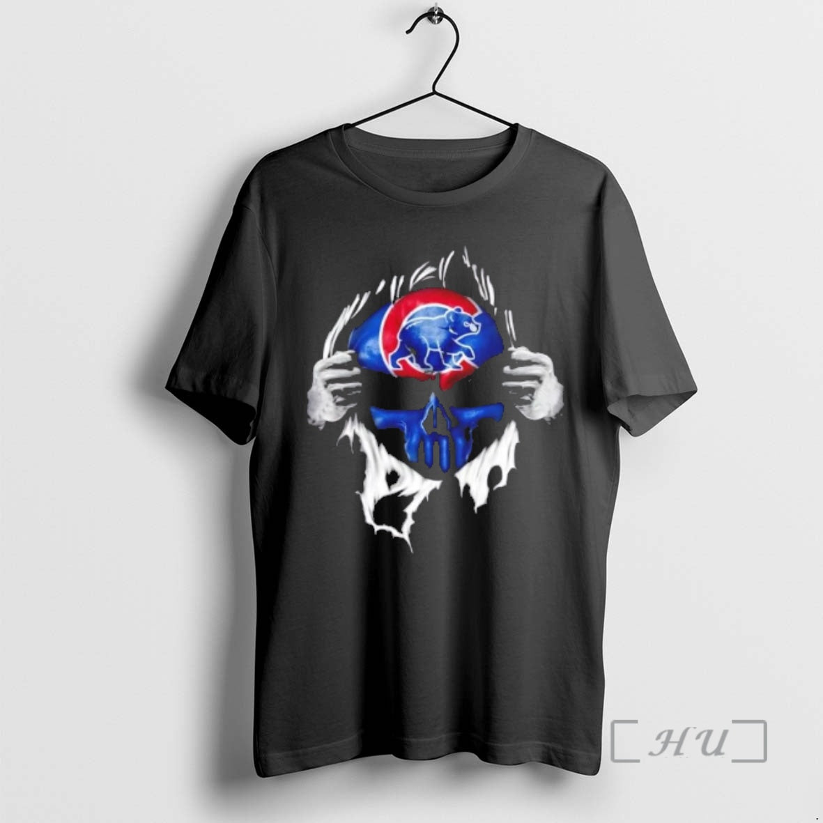 Officials Ripped From The Chest Skull Deep Chicago Cubs Till The Grave Premium T Shirts Hoodie, Sweatshirt