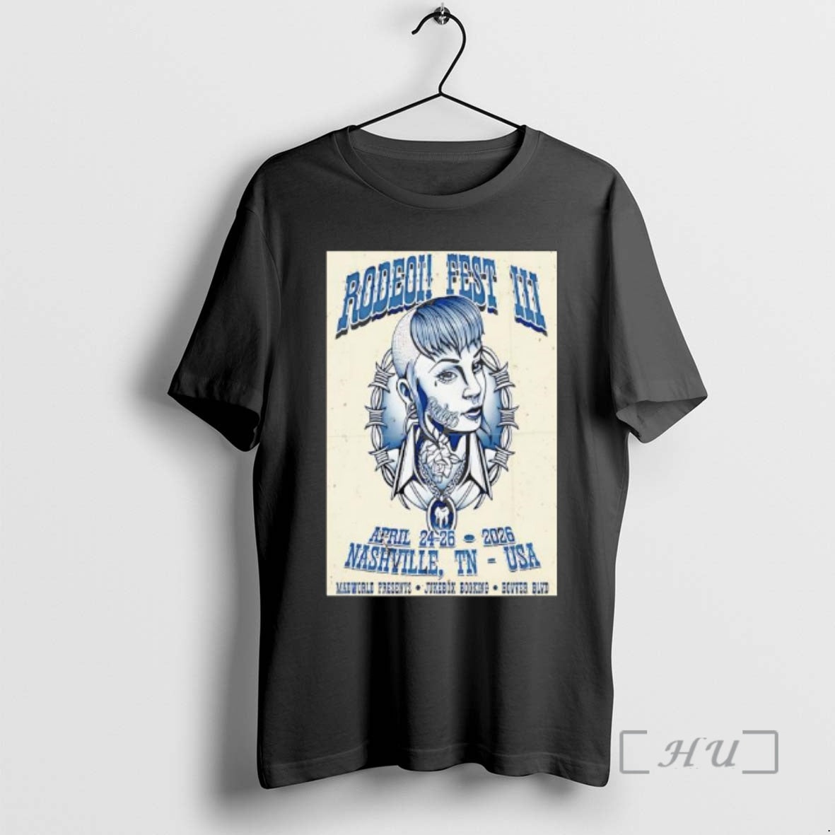 Officials Rodeoi Fest 3 In Nashville Tn On Apr 24th 26th 2026 Premium T Shirts Hoodie, Sweatshirt | AU01DripNestTees.com