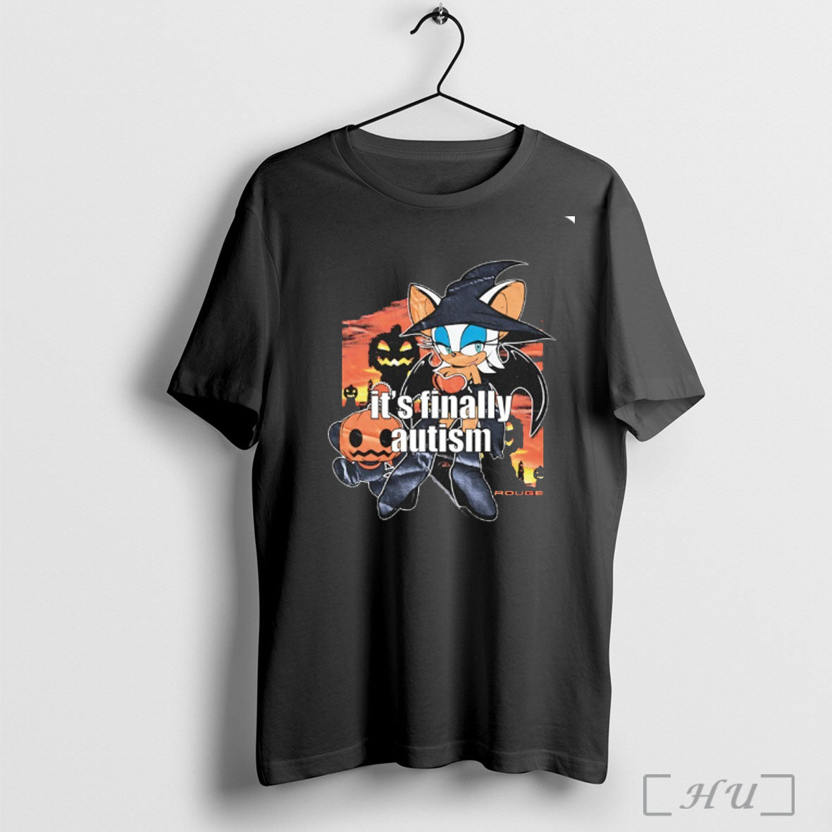 Officials Rouge The Bat Its Finally Autism Pumpkin Rouge T Shirt