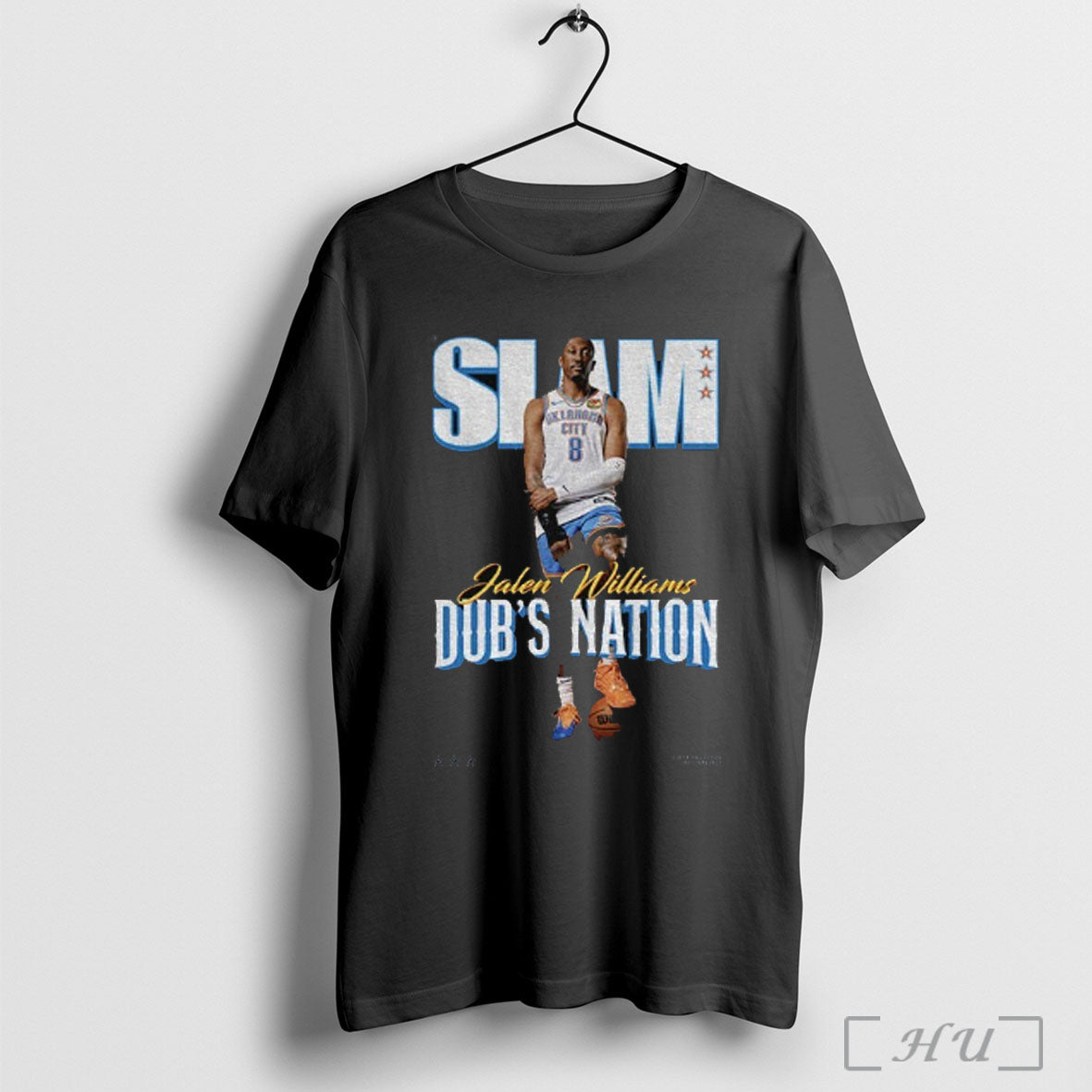 Officials Slam Jalen Williams Dubs Nation Oklahoma City Thunder Nba Basketball Vintage T Shirt