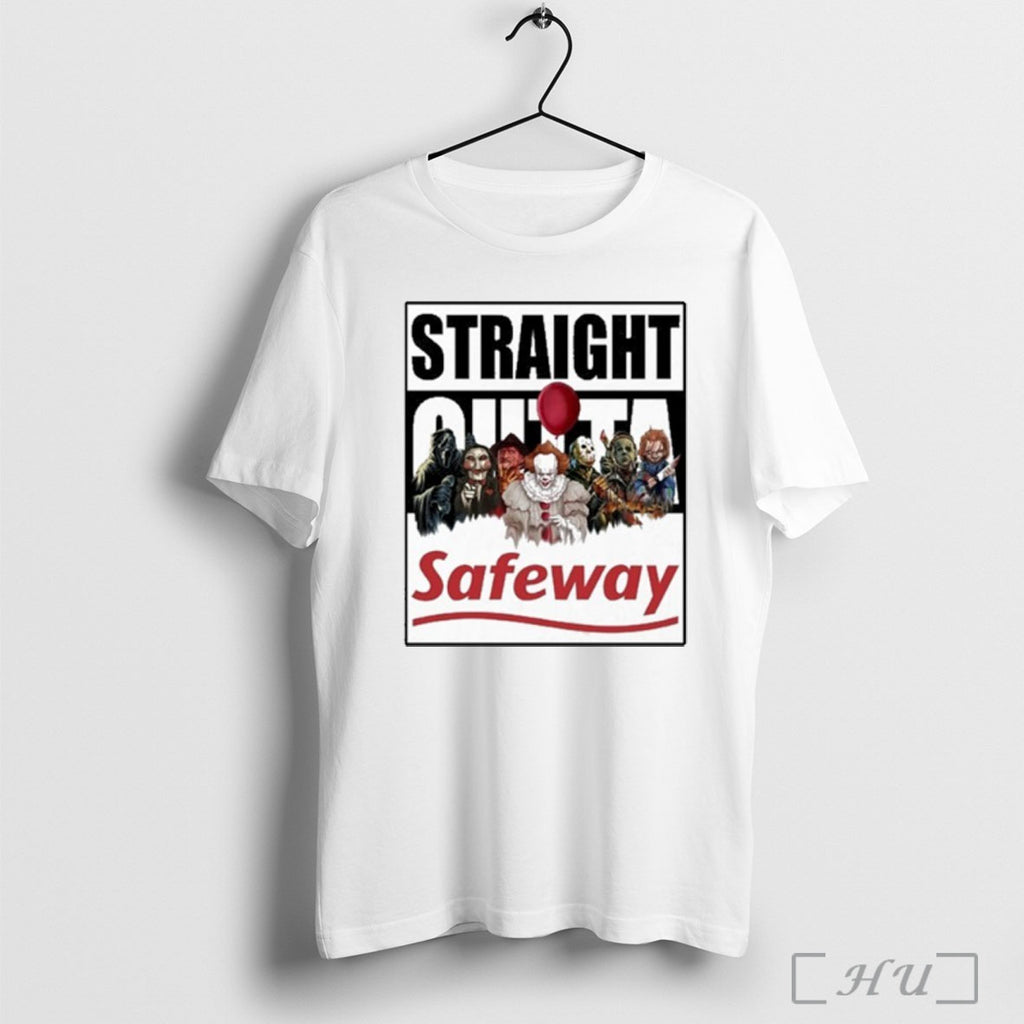 Officials Safeway Straight Outta Horror Film Halloween T Shirt