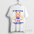 Officials Sailor Moon Middle Finger Fuck Ice All My Homies Hate Ice Premium T Shirts Hoodie, Sweatshirt