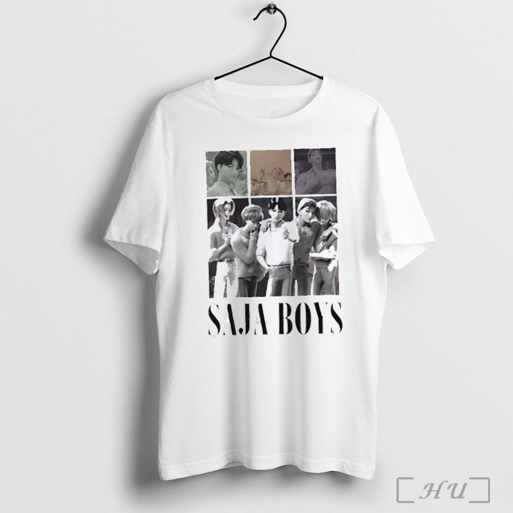 Officials Saja Boys Kpop Demon Hunters Anime Manga White T Shirt