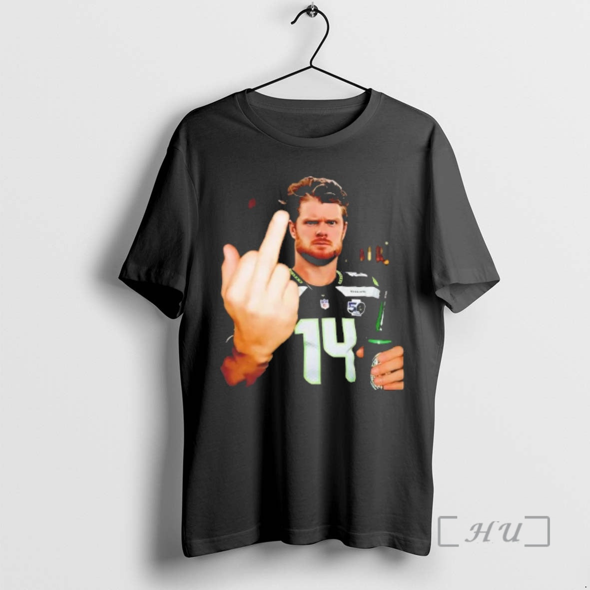 Officials Sam Darnold Drinking Middle Finger 2026 T-Shirts, Hoodie, Sweatshirt | AU01DripNestTees.com