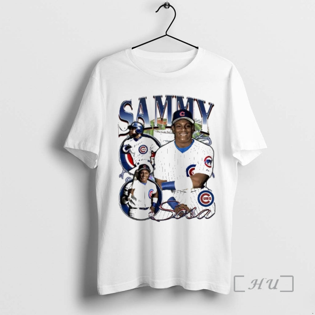 Officials Sammy Sosa Chicago Cubs Picture Collage T-Shirts, Hoodie, Sweatshirt | AU01DripNestTees.com