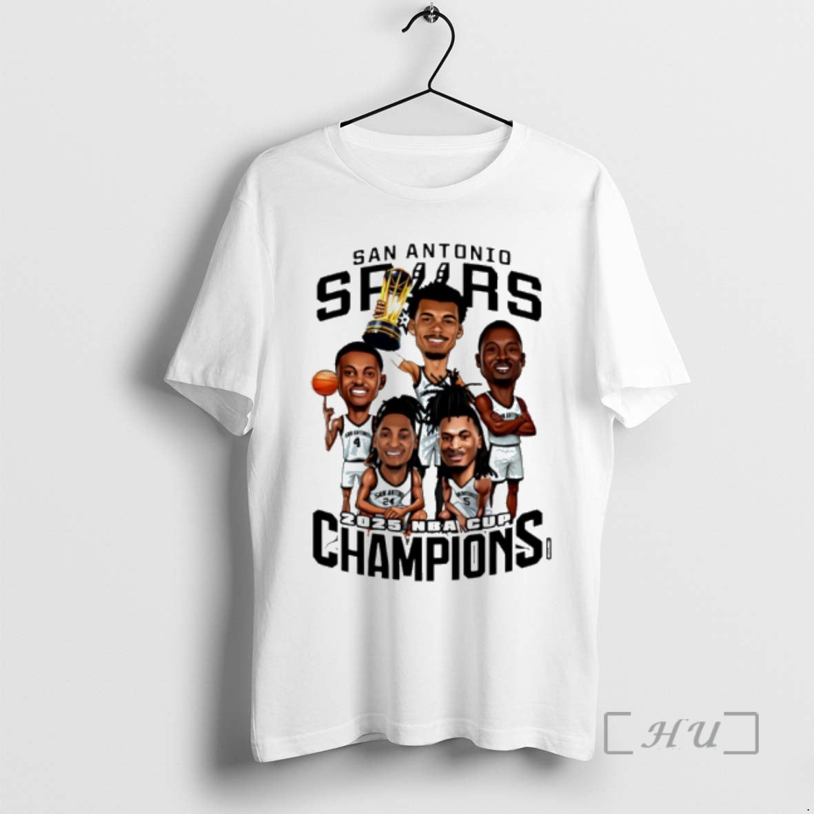 Officials San Antonio Basketball 2025 Nba Cup Champions Caricature T-Shirts, Hoodie, Sweatshirt | AU01DripNestTees.com