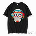 Officials San Antonio Spurs Basketball Sugar Skull Day Of The Dead Black Premium T Shirts