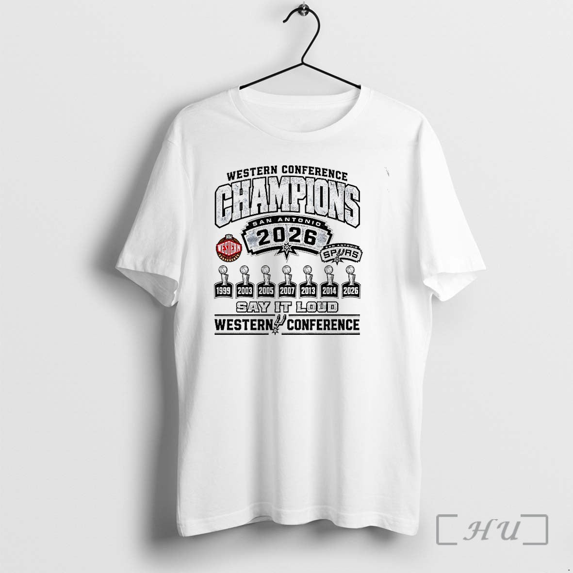 Officials San Antonio Spurs Western Conference Champions Say It Loud