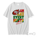 Officials San Francisco 49ers I Am Black Every Month Juneteenth Logo Tee Premium T Shirts